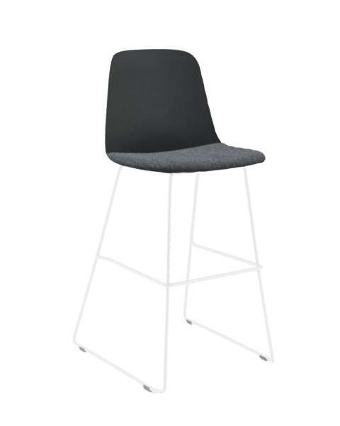 RED Layla Sled Base Stool