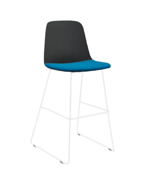 RED Layla Sled Base Stool