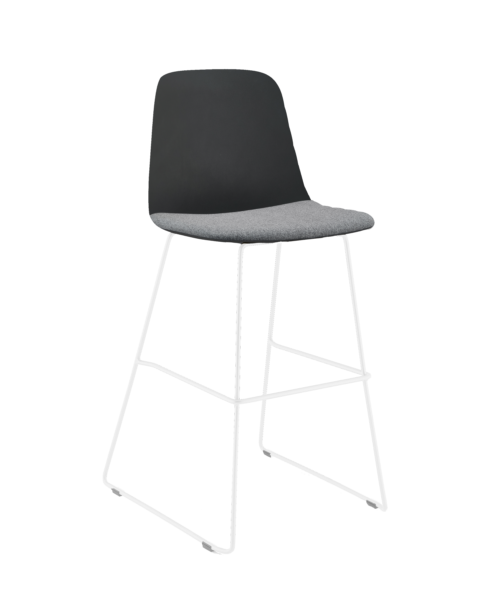 RED Layla Sled Base Stool