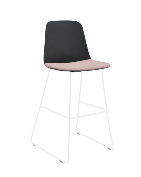 RED Layla Sled Base Stool