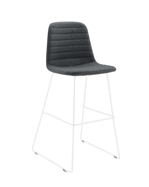 RED Layla Sled Base Stool
