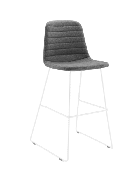 RED Layla Sled Base Stool