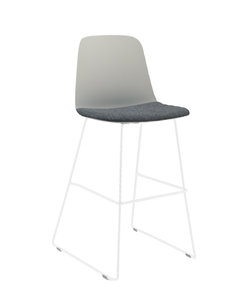 RED Layla Sled Base Stool