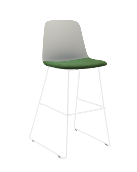 RED Layla Sled Base Stool