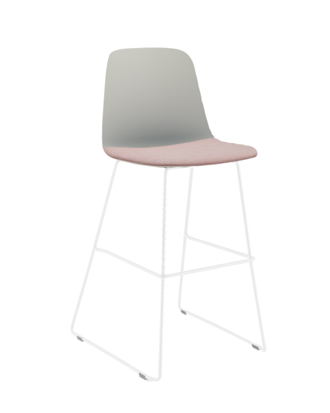 RED Layla Sled Base Stool
