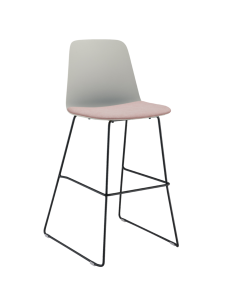 RED Layla Sled Base Stool
