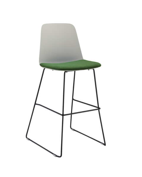 RED Layla Sled Base Stool