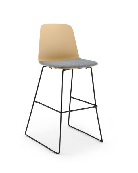 RED Layla Sled Base Stool