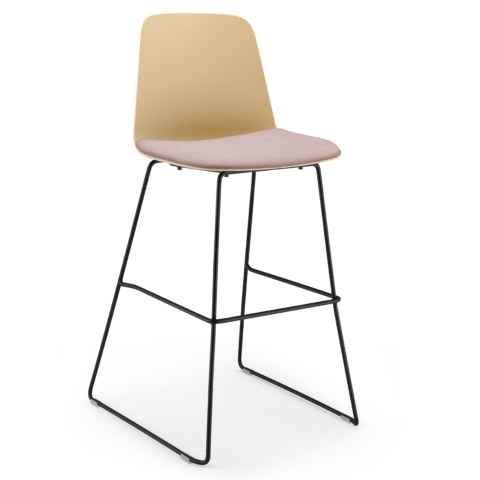 RED Layla Sled Base Stool