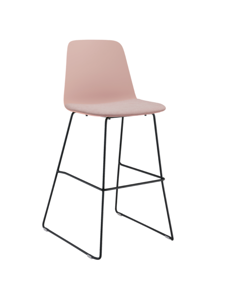 RED Layla Sled Base Stool