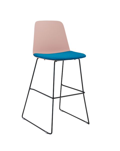 RED Layla Sled Base Stool