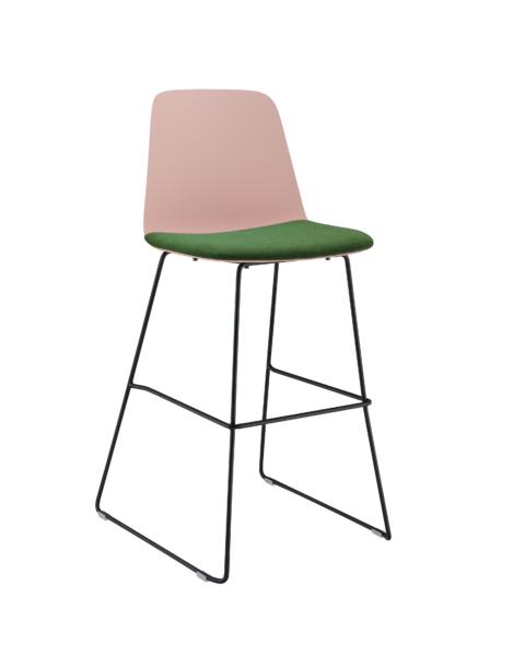 RED Layla Sled Base Stool