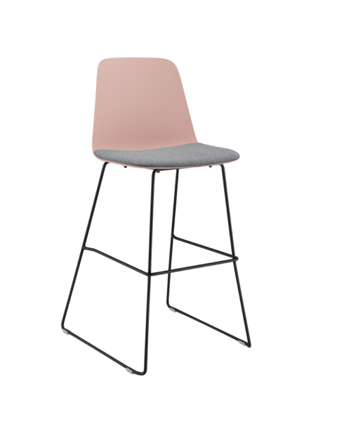 RED Layla Sled Base Stool