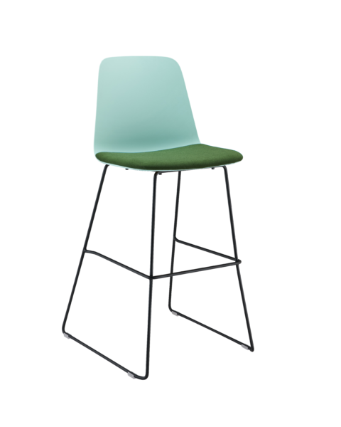 RED Layla Sled Base Stool