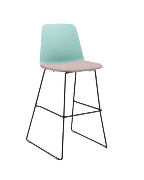 RED Layla Sled Base Stool