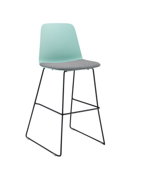 RED Layla Sled Base Stool