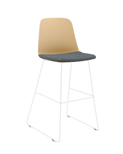 RED Layla Sled Base Stool