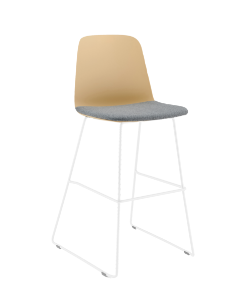 RED Layla Sled Base Stool