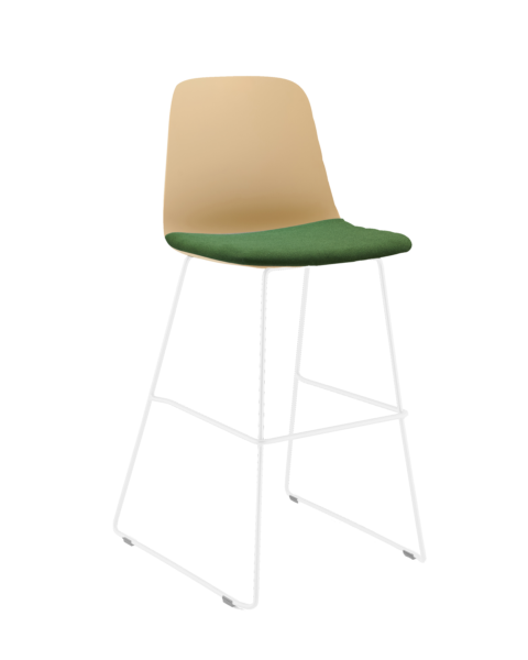 RED Layla Sled Base Stool