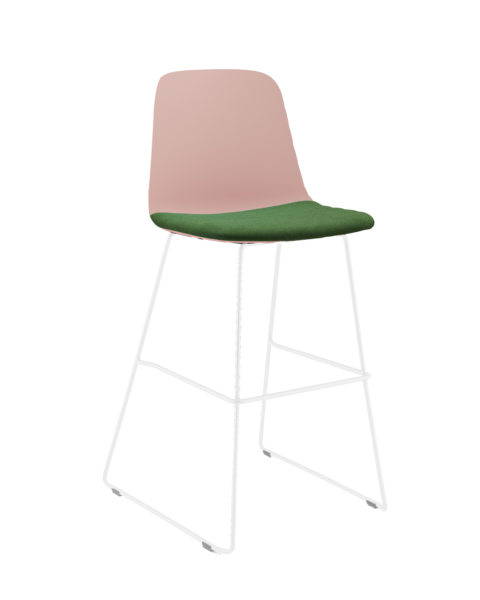 RED Layla Sled Base Stool