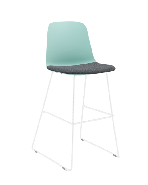 RED Layla Sled Base Stool
