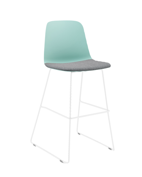 RED Layla Sled Base Stool
