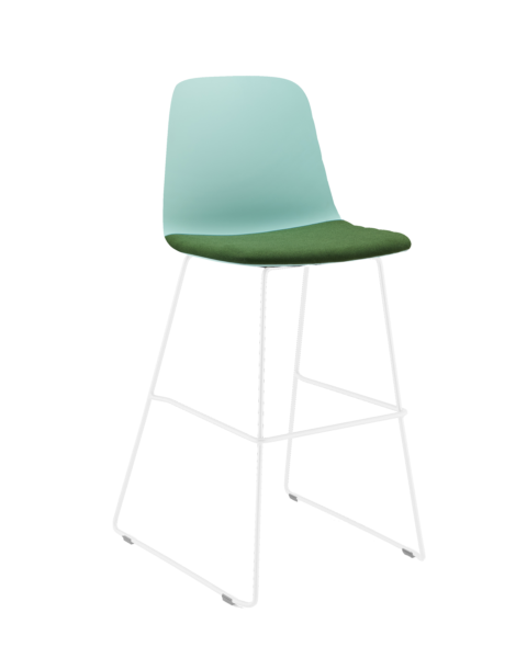 RED Layla Sled Base Stool