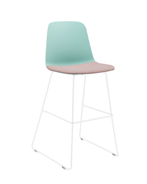 RED Layla Sled Base Stool